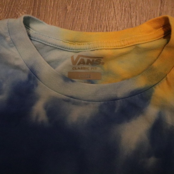 Vans Tie Dye T Shirt Large Classic Fit Orange Blue Pink Yellow Fruit Graphics - Picture 4 of 6